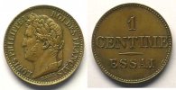 Coins of France 1793-1959 1 Centime 1 Centime G.80 Louis-Philippe I ND(1843-46) Essai de Barre poids réduit 1,01 g TTB+ -