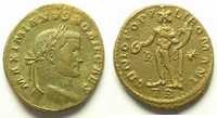 Roman empire Follis Galerius Maximian (293-311) Follis R/ GENIO POPVLI ROMANI (Trèves/Trier 298-299) TB+/TTB -