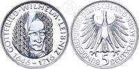 Deutschland BRD 5 DM Gottfried Wilhelm Leibniz -