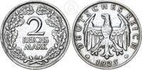 Deutschland - Weimar 2 Mark Weimarer Republik - 2 Reichsmark Kursmünze -