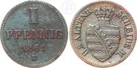 Sachsen-Altenburg 1 Pfennig Herzogtum - Ernst 1853-1908 -