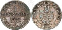 Königreich Sachsen 1 Pfennig -