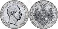 Altdeutschland - Hessen Taler Hessen-Kassel Kurfürst Friedrich Wilhelm I. (1847-1866) Vereinstaler -