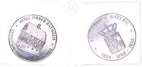 BRD Silbermedaille Königreich Bayern - Altes Orber Rathaus - Erbaut um 1550 - Abgerissen 1865 -