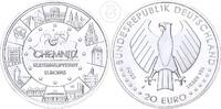 Deutschland BRD 20 Euro 20 € Gedenkmünze Chemnitz - Kulthurhauptstadt Europas -