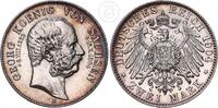 Sachsen 2 Mark 1904 König Georg - auf seinen Tod vz/vz-st, ansprechende ... 794.88 元 含税 ＋  167.34 元 运费