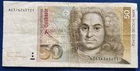 Deutschland BRD 50 Deutsche Mark 50 DM Banknote -