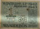 Nederland een gulden gelopen winterhulp biljet (gevlekt) -