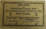 German East Africa five rupie small tear -