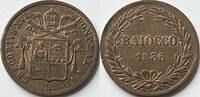 Papal States baiocco with some original lustre -
