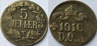 German East Africa five heller -