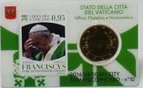 Vatikan 50 Cent Vatikan 50 Cent 2016 OVP Papst Franziskus Coincard 10 mit Briefmarke -