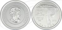 Kanada 20 Dollar Kanada 20 Dollar 2012 BU lose in Kapsel Polarbär Silber 7,96 gr. fein -