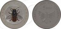 Deutschland 5 Euro BRD 5 Euro 2023 D (München) vz-st Wunderwelt Insekten - Rostrote Mauerbiene -