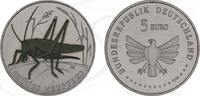 Deutschland 5 Euro BRD 5 Euro 2024 A (Berlin) vz-st Wunderwelt Insekten - Grünes Heupferd -