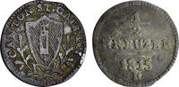 SCHWEIZ, St. Gallen 1/2 Kreuzer SCHWEIZ, St. Gallen -