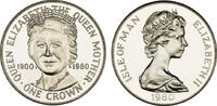 Insel Man 1 Crown 1980 Insel Man uncirculiert 54.39 元 含税 ＋  82.84 元 运费