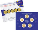 Deutschland 5x 2 Euro Deutschland -
