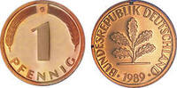 Deutschland 1 Pfennig 1989 Deutschland circuliert 2.51 元 含增值税 ＋  82.84 元 运费