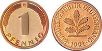 Deutschland 1 Pfennig 1991 Deutschland circuliert 2.51 元 含增值税 ＋  82.84 元 运费