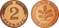 Deutschland 2 Pfennig 1974 Deutschland circuliert 2.51 元 含增值税 ＋  82.84 元 运费