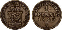 Schwarzburg-Sondershausen 1 Pfennig Schwarzburg-Sondershausen -