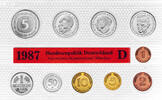 Deutschland DM-KMS 1987 12,68 Deutsche Mark Deutschland DM-KMS 1987 -