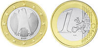 Deutschland 1 Euro 2005 Deutschland bankfrisch 37.65 元 含税 ＋  82.84 元 运费
