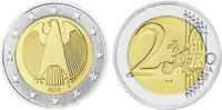 Deutschland 2 Euro 2002 Deutschland bankfrisch 33.40 元 含税 ＋  82.67 元 运费