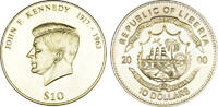 Liberia 10 Dollars 2000 Liberia uncirculiert 41.84 元 含税 ＋  82.84 元 运费