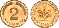Deutschland 2 Pfennig 1965 Deutschland Polierte Platte 125.51 元 含税 ＋  82.84 元 运费