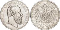 Hessen 5 Mark 1891 Hessen kl. Randfehler, schön - sehr schön 4,936.65 元 含税 ＋  -8.37 元 运费