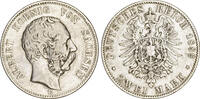 Sachsen 2 Mark 1888 Sachsen min. Randfehler, fast sehr schön 1,129.57 元 含税 ＋  82.84 元 运费