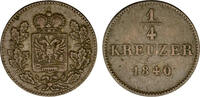 Schwarzburg-Rudolstadt 1/4 Kreuzer 1840 Schwarzburg-Rudolstadt sehr schön 125.26 元 含税 ＋  82.67 元 运费