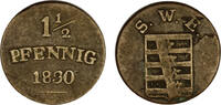 Sachsen-Weimar-Eisenach, Herzogtum 1 1/2 Pfennig - Sachsen-Weimar-Eisenach, Herzogtum -