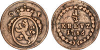 Pfalz, Kurlinie Sulzbach 1/2 Kreuzer Pfalz, Kurlinie Sulzbach -