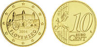 Slowakei 10 Cent 2014 Slowakei bankfrisch 25.10 元 含增值税 ＋  82.84 元 运费