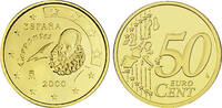 Spanien 50 Cent 2000 Spanien bankfrisch 20.92 元 含增值税 ＋  82.84 元 运费