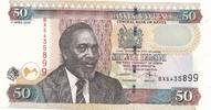 Kenia 50 Schillings Geldschein Banknote Kenya Shilingi Hamsini -