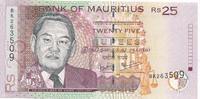 Mauritius 25 Rupees 2006 Geldschein Banknote M.J. Ah-Chuen kassenfrisch unc 50.10 元 含税 ＋  83.51 元 运费