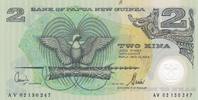 Papua-Neuguinea 2 Kina Geldschein Banknote Polymer Papua New Guinea -