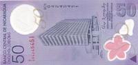 Nicaragua 50 Cordobas Geldschein Banknote -
