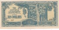 Malaya 10 Dollars The Japanese Government -