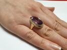 Goldring 585 er Gold Ring 14 Karat Gelbgold Amethyst Amethystring -