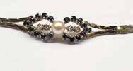 Goldarmband Armband 585 er Gold Brillanten Saphir weissgold 14 karat Gold -