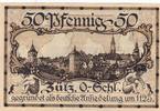 Zülz 50 Pfennig Notgeldschein O.-Schlesien -