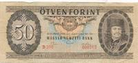 Ungarn 50 Forint Geldschein Banknote Ötven Forint Magyar -