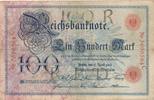 Deutschland 100 Mark KN 7stellig, rot -