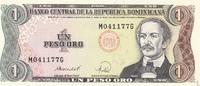 Dominikanische Republik 1 Peso Geldschein Banknote Banco Central de la Republica Dominicana -