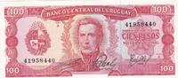 Uruguay 100 Pesos Geldschein Banknote -